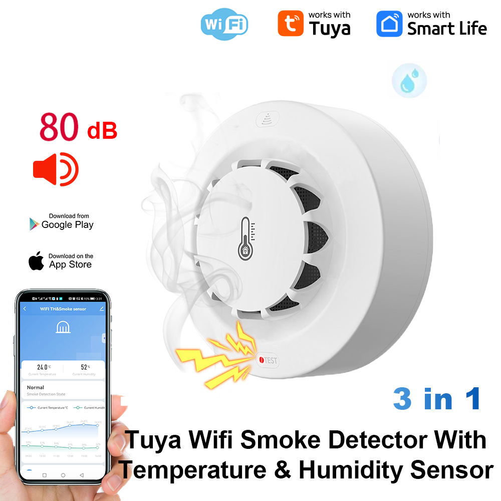 Wifi Thermostat - Tuya WiFi Temperature and Humidity Sensor