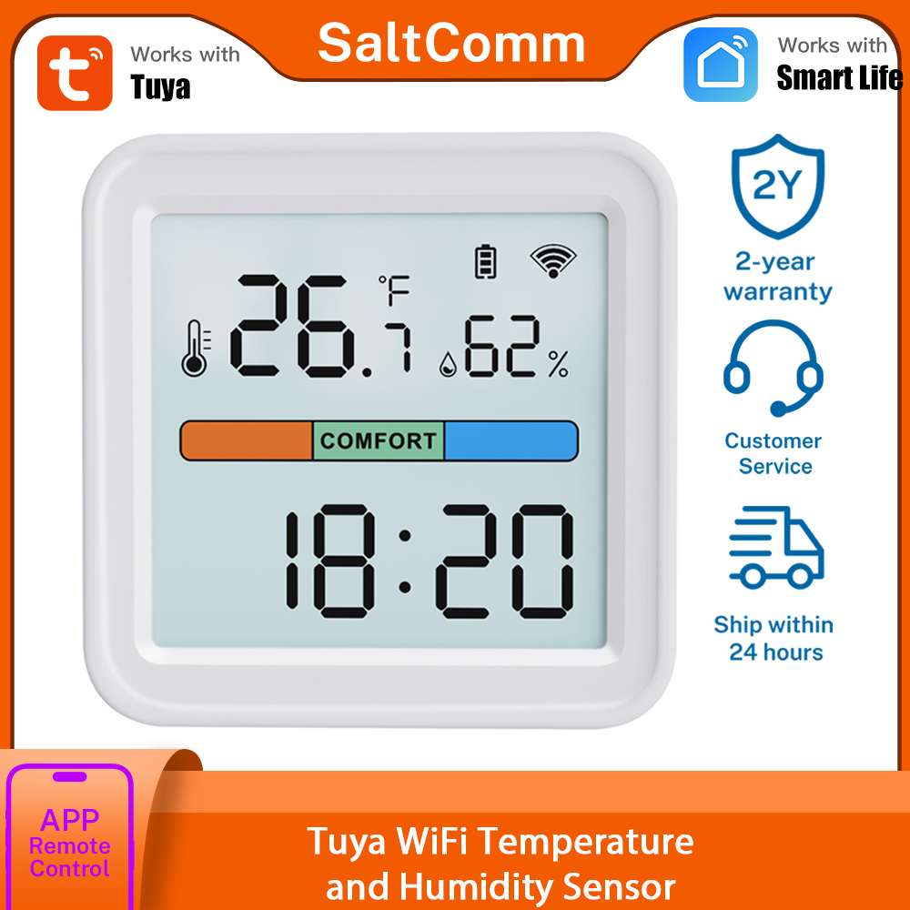 Smart Home Life - Tuya New WiFi Temperature Humidity Sensor