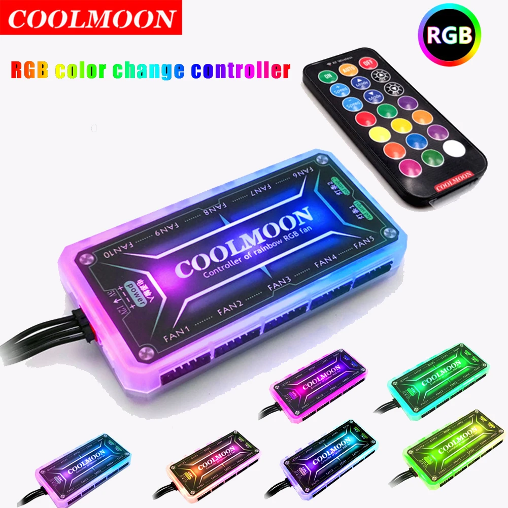 Smart Home Devices - COOLMOON ARGB Controller 12V 5A 6Pin