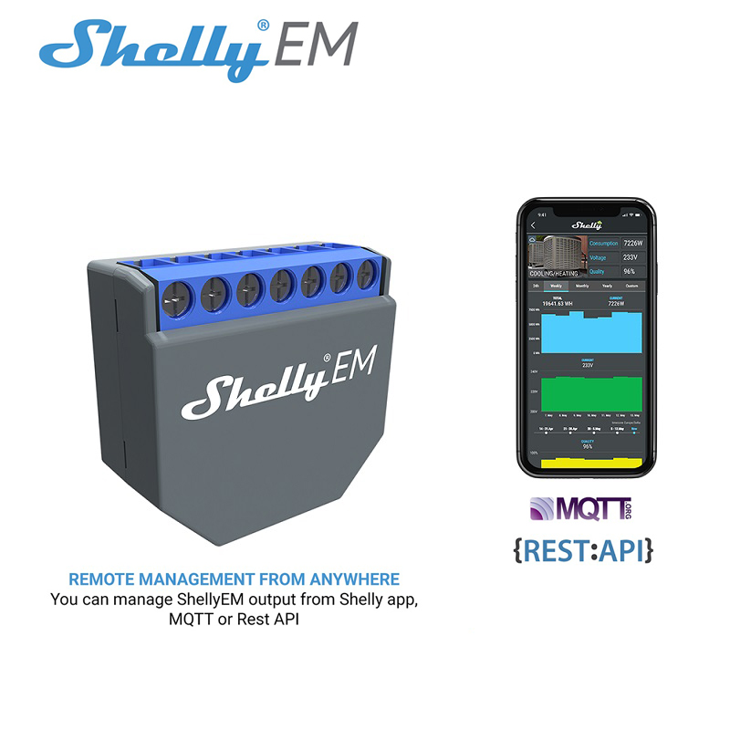 Smart Home Life - SHELLY EM Wifi Smart Life Controller
