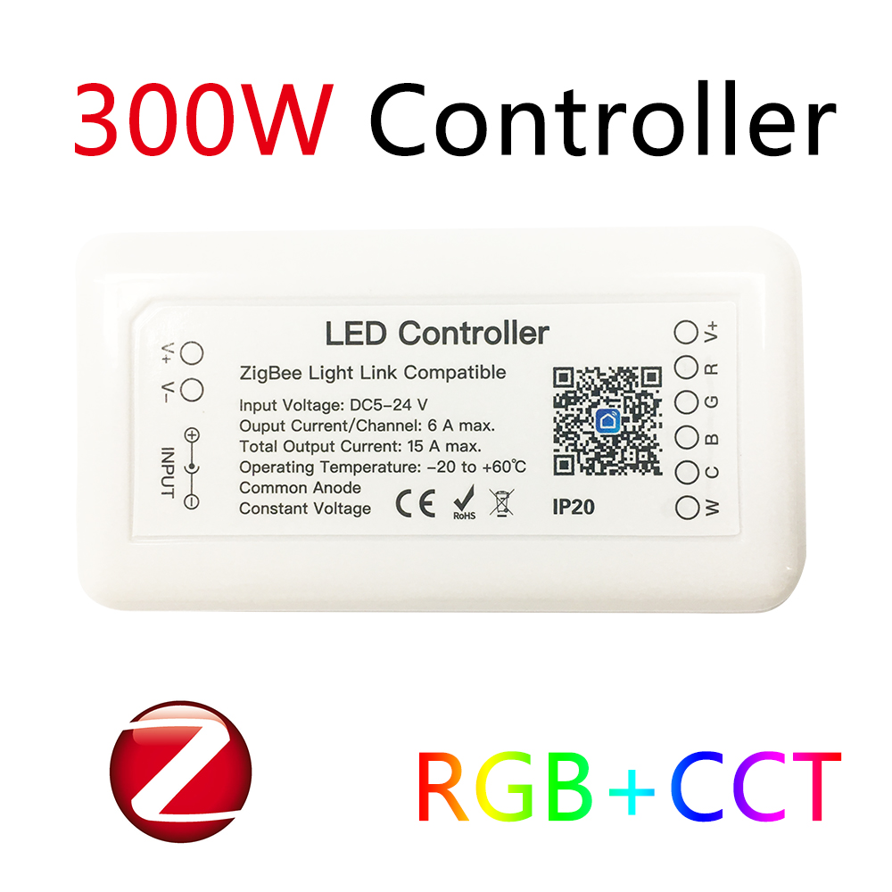 Alexa Compatible Bulb - Tuya Zigbee Smart LED Controller RGB+CCT