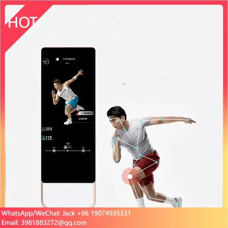 Smart Home Gym Mirror - Smart AI Fitness Full Body Touch