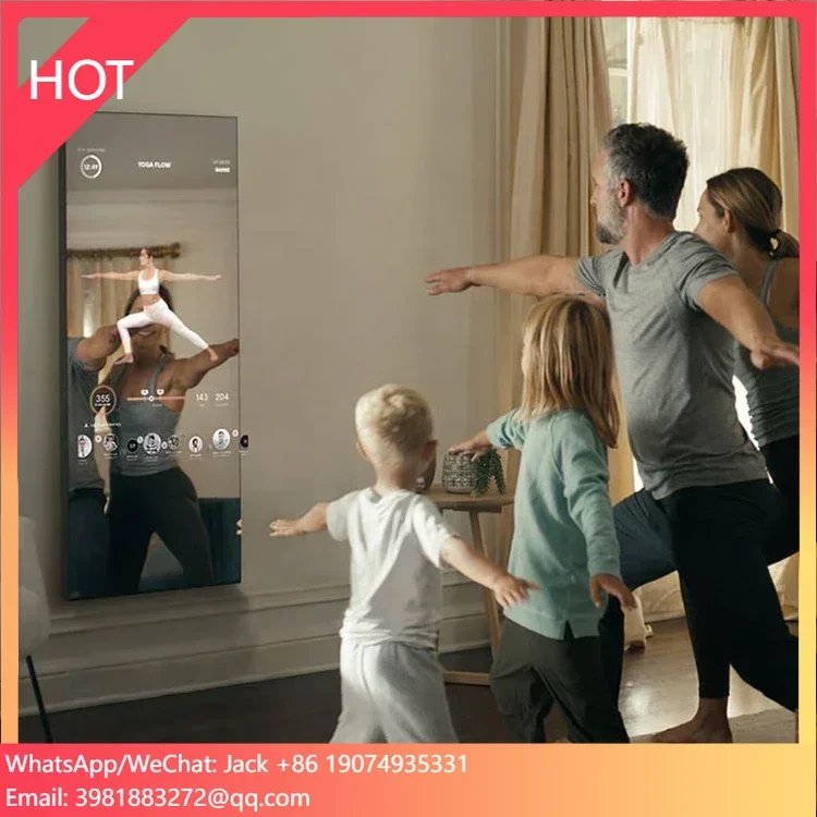 Smart Home Gym Mirror - Metafit Tonal Home Glass Wall Floor