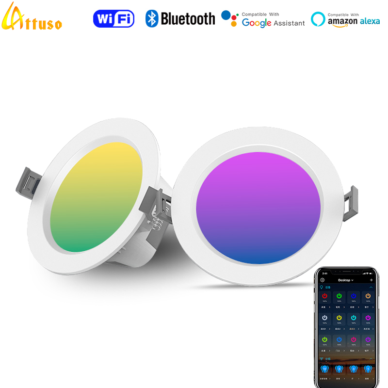 Alexa Compatible Bulb - WIFI 5W LED Downlight 85-265V APP