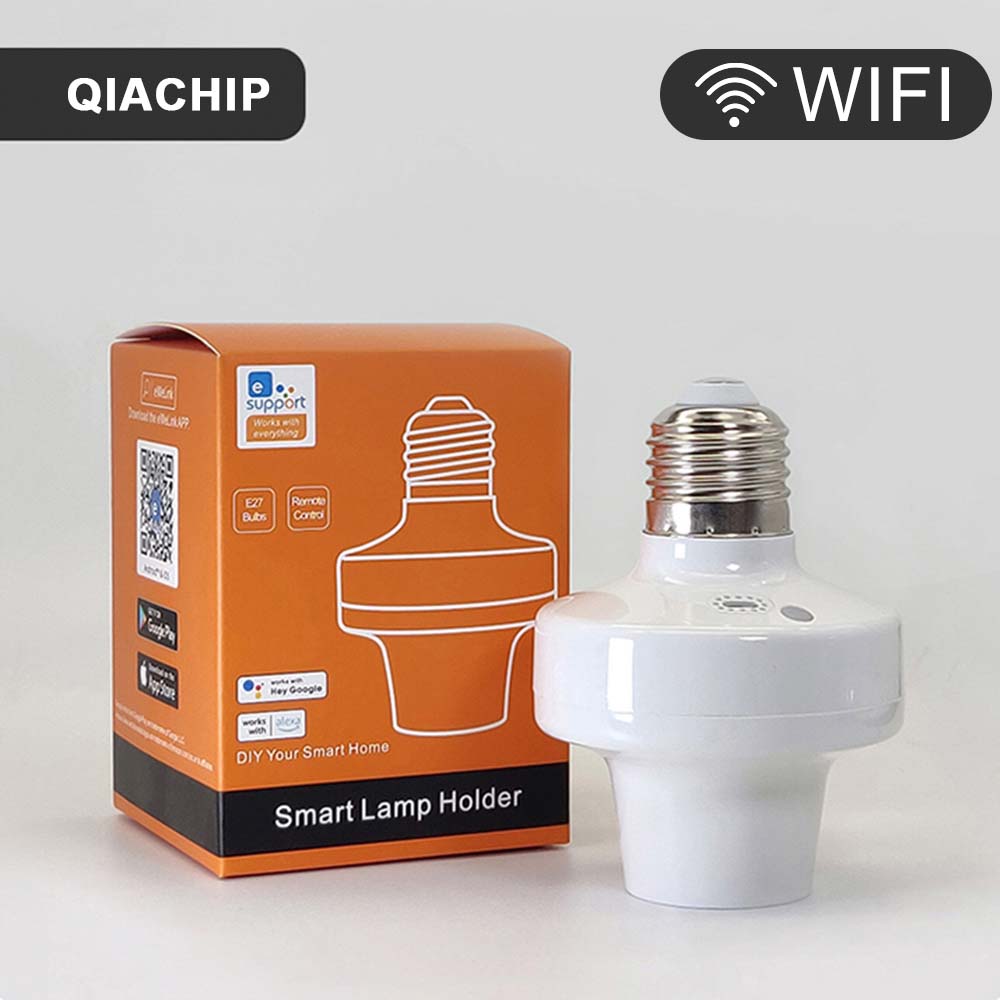 Alexa Compatible Bulb - EWelink E27 Lamp Holder Remote WiFi
