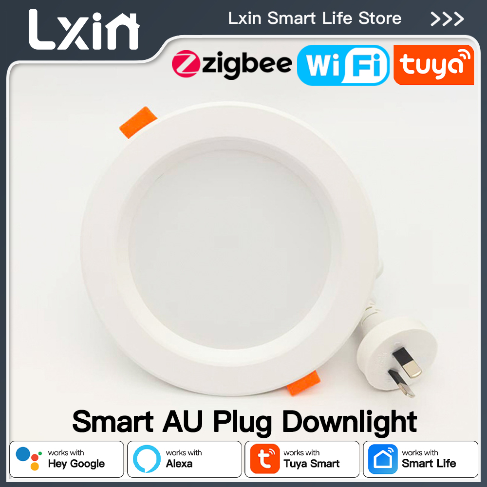 Alexa Compatible Bulb - Lxin tuya AU plug Downlight WIFI,