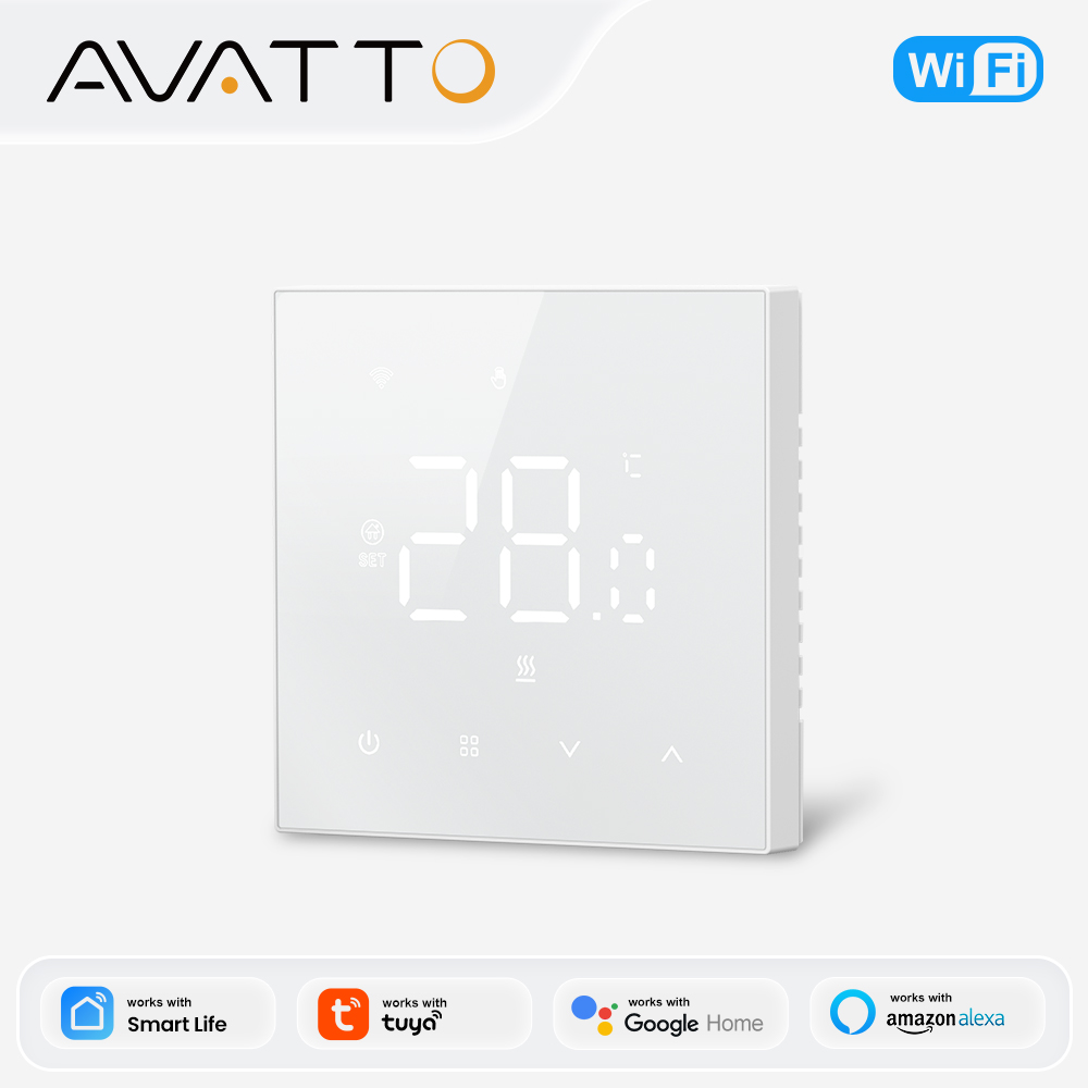 Alexa Compatible Bulb - AVATTO Tuya HD LED WiFi Thermostat