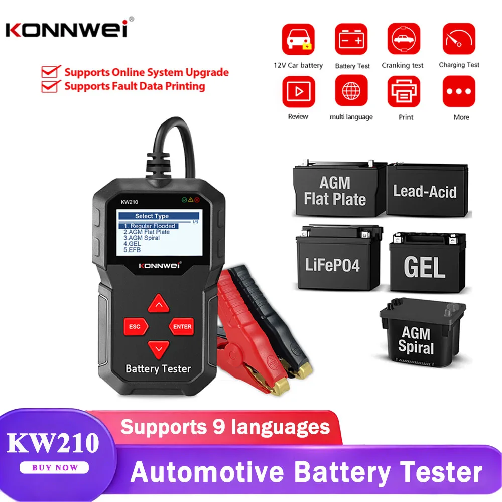Smart Home Devices - KONNWEI KW210 Automatic Smart 12V Car