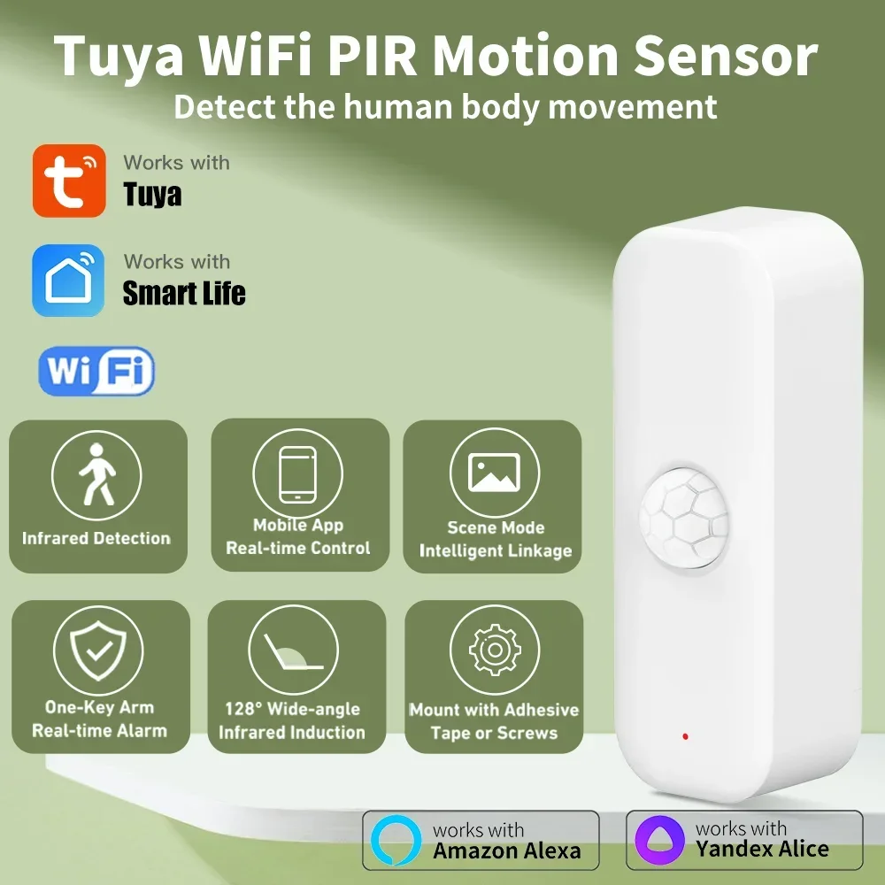 Smart Home Wiz - Tuya WiFI Motion Sensor PIR Smart