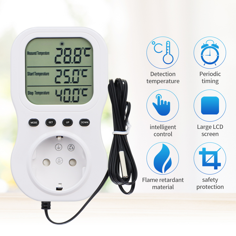 Smart Thermostat LCD Digital T - Wifi Thermostat review and price