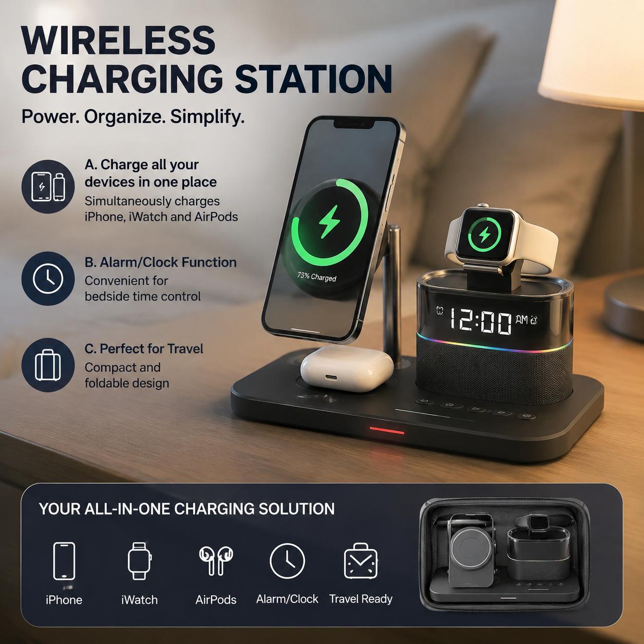 Magnetic Wireless Charging Sta - Smart Home Devices review and price