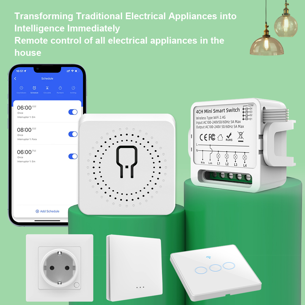 Tuya WiFi Smart Switch 1/2/3/4 - Smart Home Project review and price