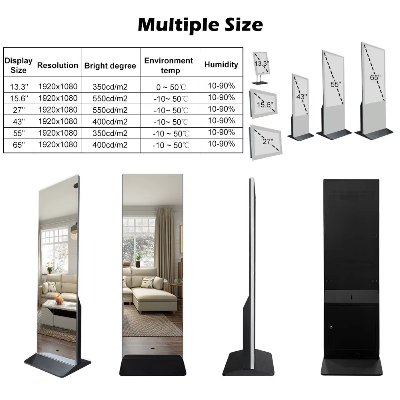 43inch 55inch 65inch Gym Fitne - Smart Home Gym Mirror review and price