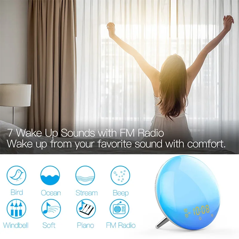 WiFi Tuya Smart Life Wake Up L - Alexa Compatible Bulb review and price