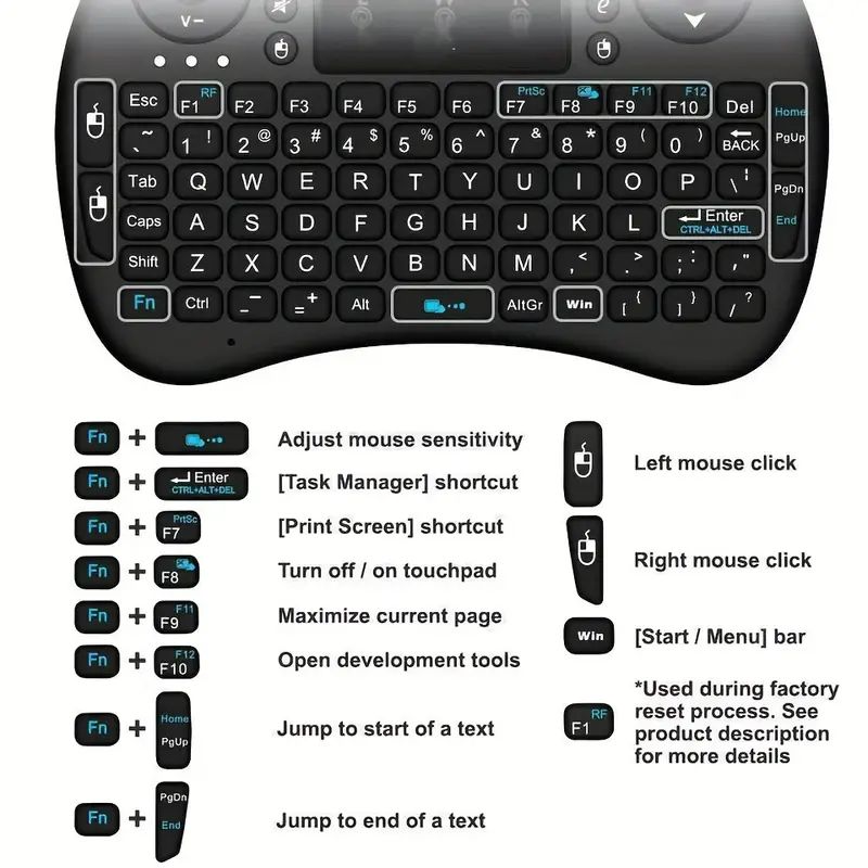 Mini English Bluetooth Keyboar - Smart Home Devices review and price