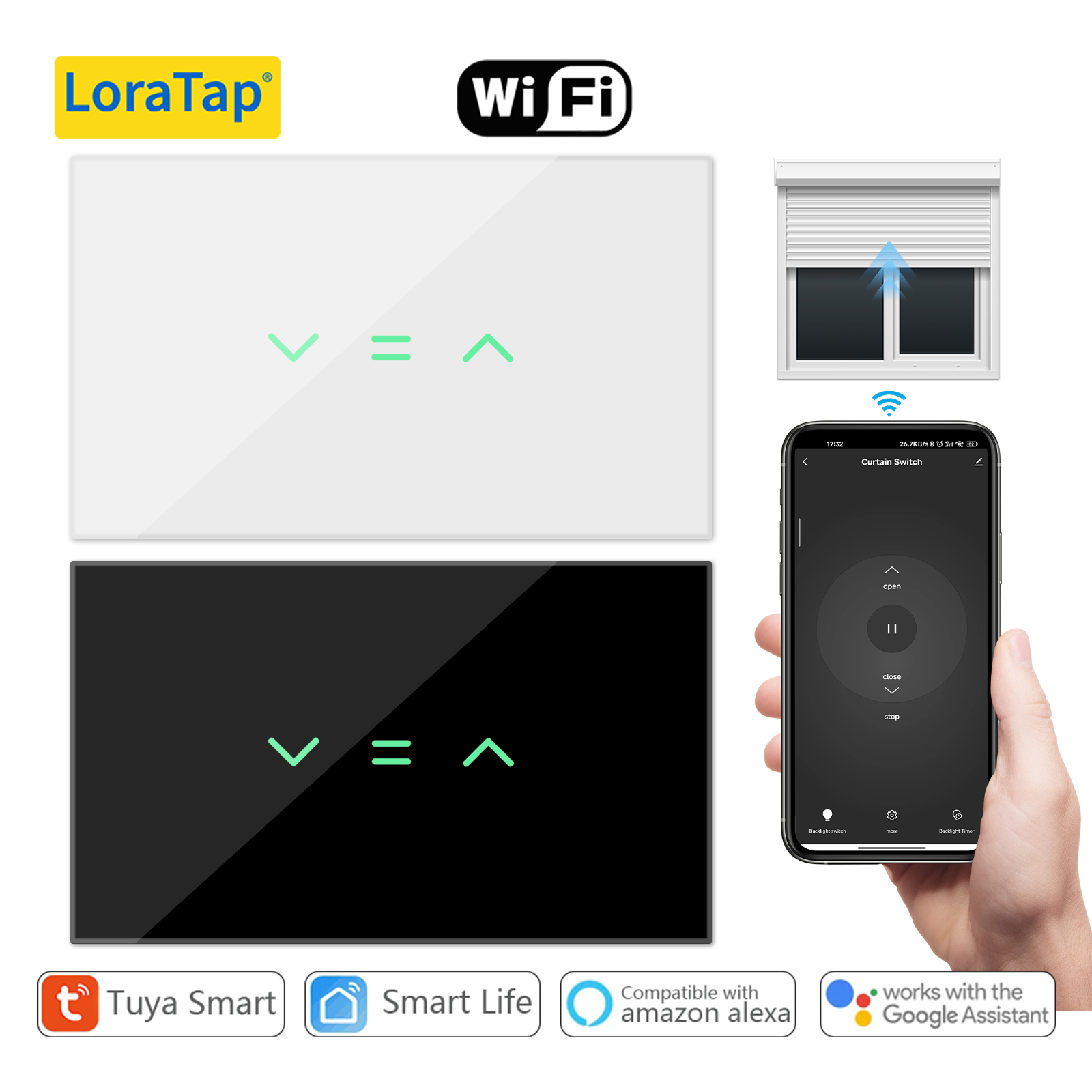 LoraTap US Curtain Blinds Roll - Universal Remote Smart Home review and price