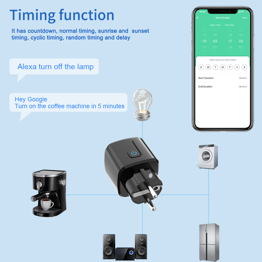 Tuya Smart Socket WiFi Remote  - Smart Home Project review and price