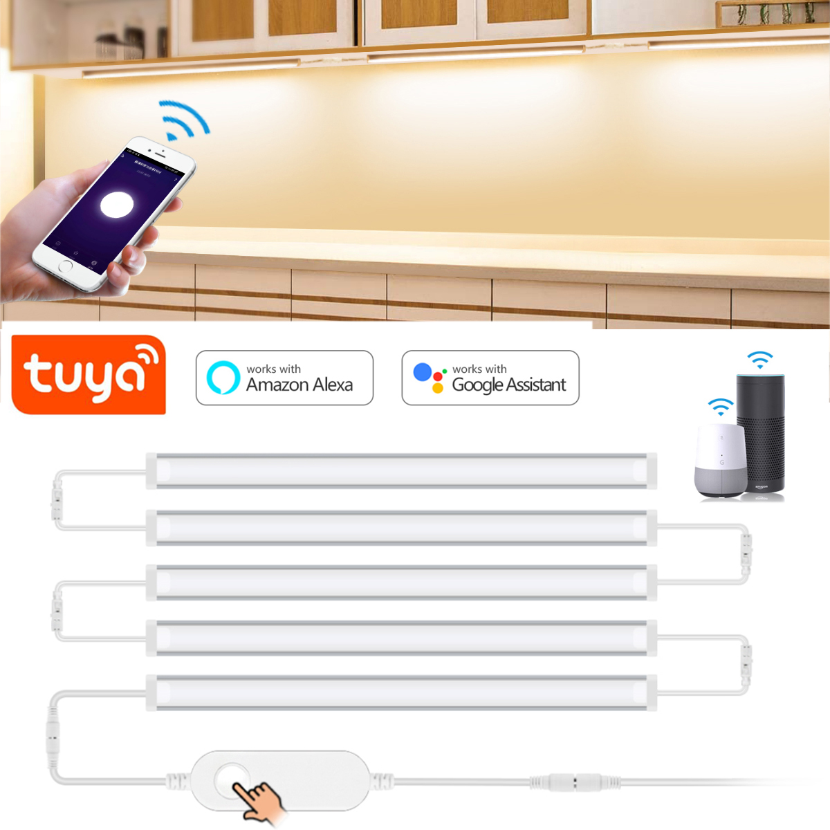 1-5 Pcs Kitchen Tuya Smart LED - Alexa Compatible Bulb review and price