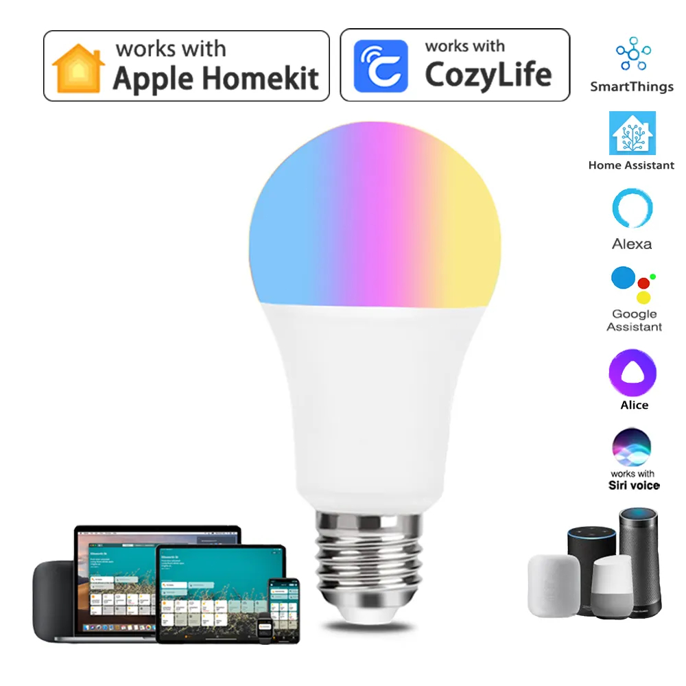 9W WiFi Homekit Light Lamp E27 - Alexa Compatible Bulb review and price