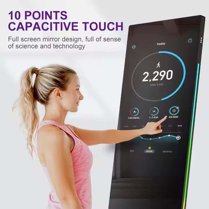 Personal Trainer Mirror Floor  - Smart Home Gym Mirror review and price