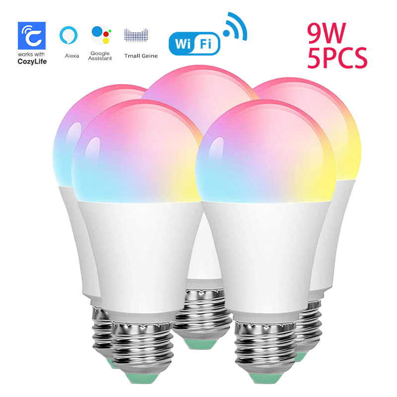 SIXWGH E27 Bulb WiFi 9W Smart  - Alexa Compatible Bulb review and price