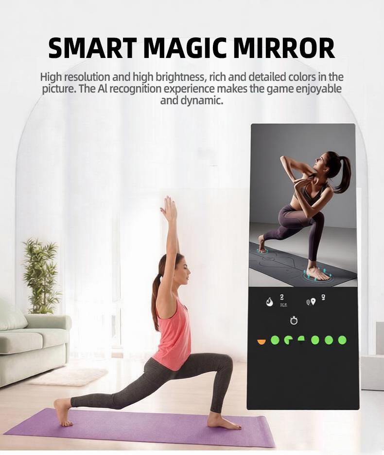 Smart A-Shape Fitness Mirror w - Smart Home Gym Mirror review and price