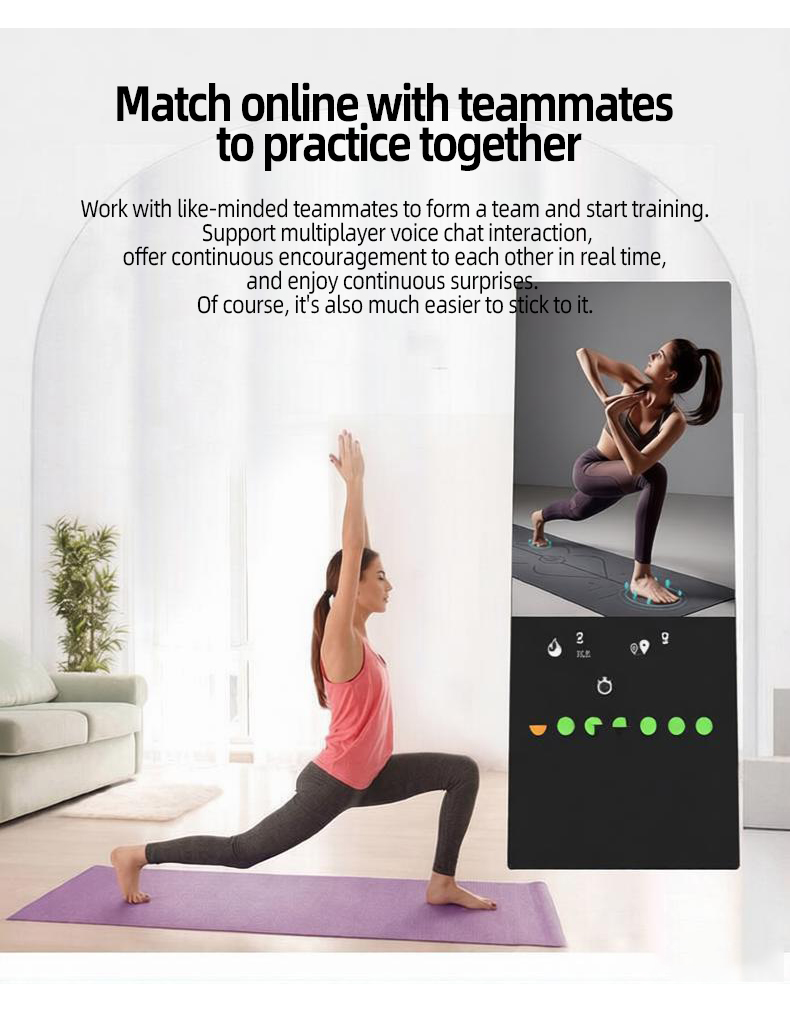 Smart A-Shape Fitness Mirror w - Smart Home Gym Mirror review and price