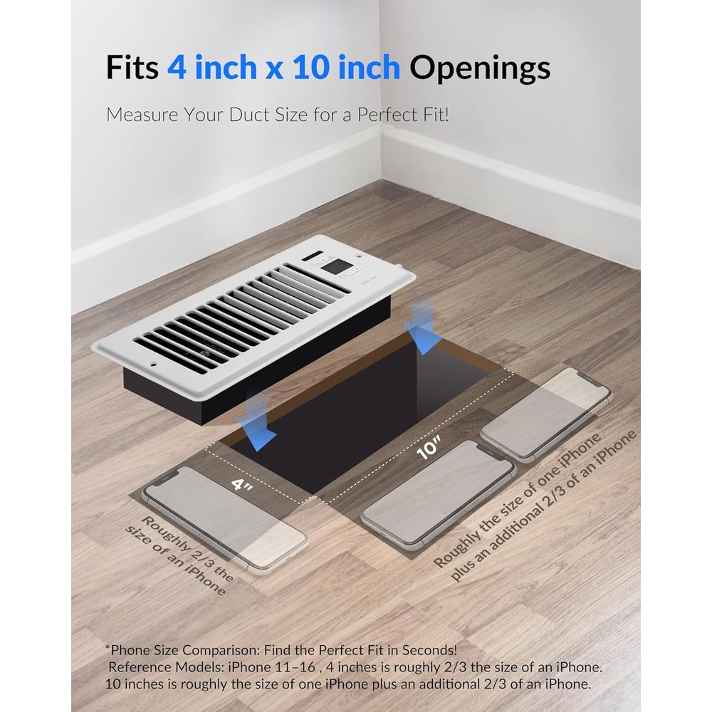 Super Quiet Register Booster F - Wifi Thermostat review and price
