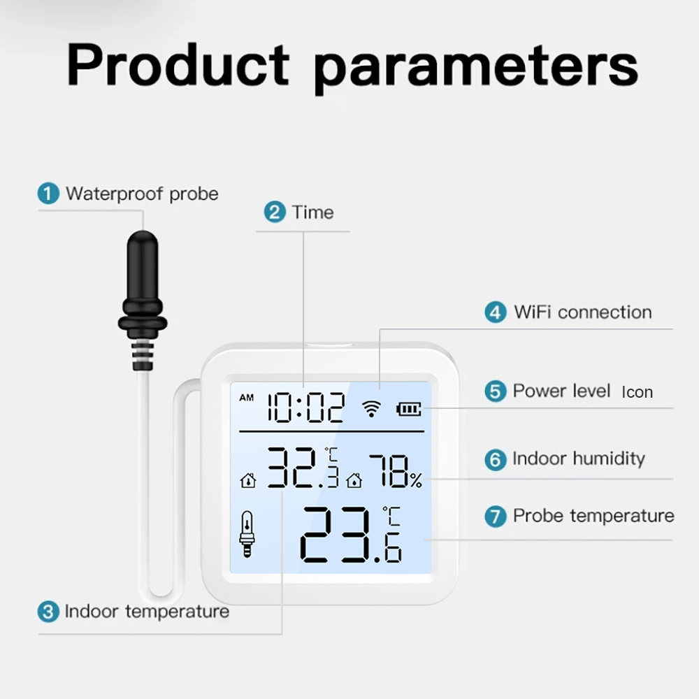WiFi Humidity Temperature Sens - Wifi Thermostat review and price