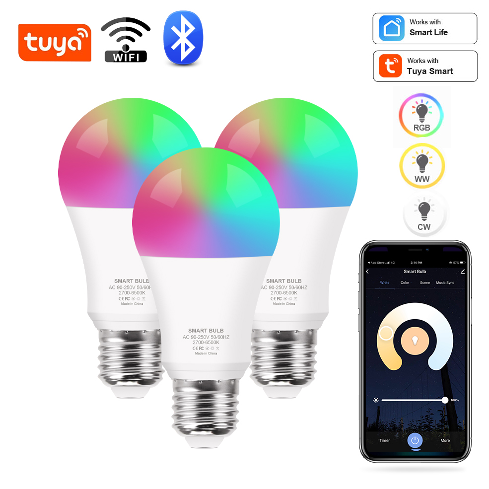 Tuya Wifi/Bluetooth Smart Bulb - Alexa Compatible Bulb review and price