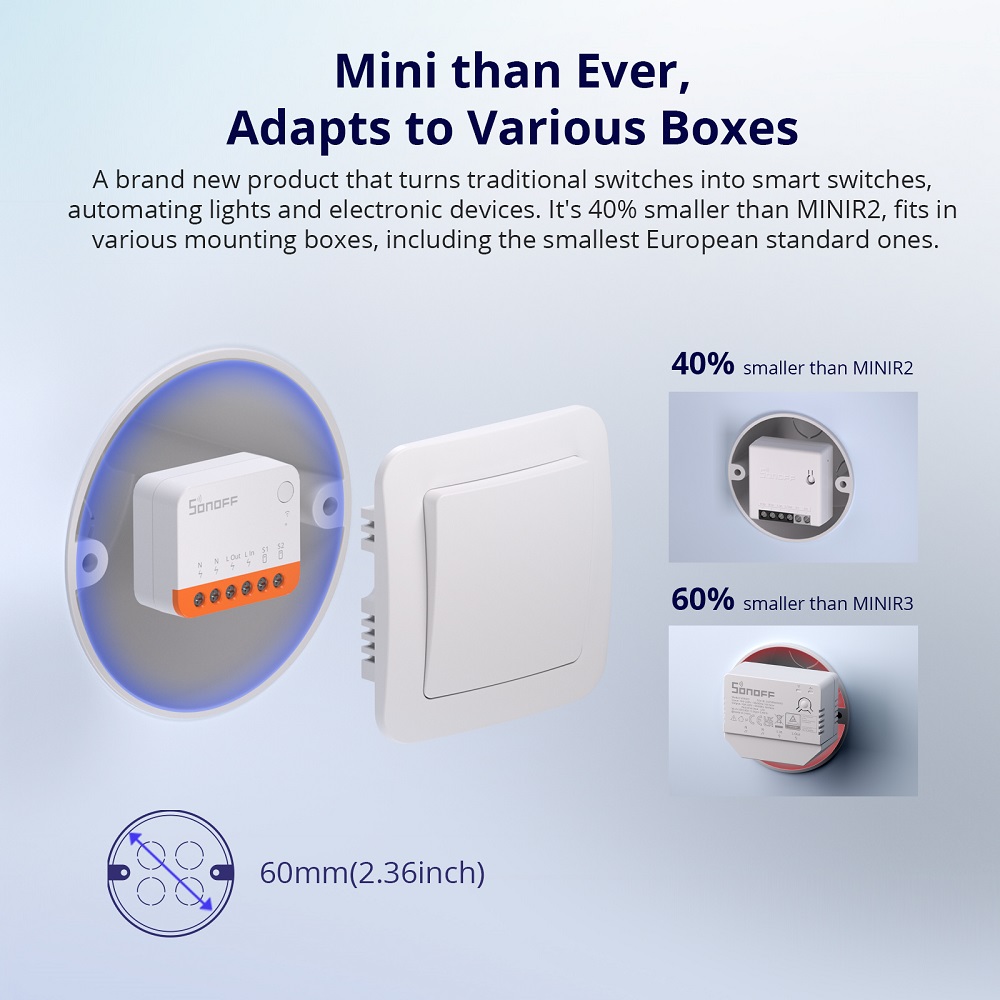 Sonoff Mini R4 Extreme Wifi Sm - Smart Home Project review and price