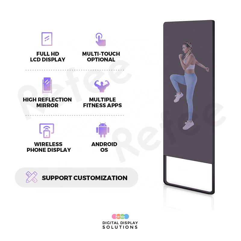 Home Smart Digital Mirror Andr - Smart Home Gym Mirror review and price